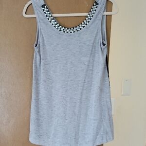 Gray Embellished Women's Top